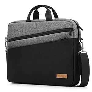 bagasin Taschen & Rucksäcke bagasin Laptoptasche Laptop Aktentasche Passt bis zu 15 15,6 16 17 17,3 Zoll Laptop Erweiterbare Wasserdichte Schultertasche Umhängetasche Tragetasche Notebooktasche PC Computer Tasche