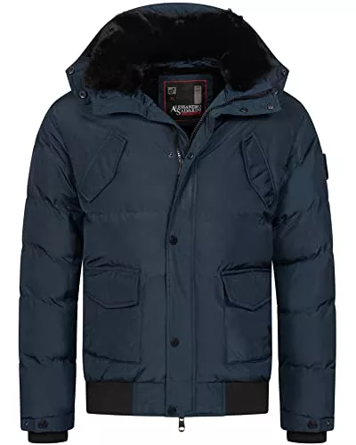 ALESSANDRO SALVARINI Jacken ALESSANDRO SALVARINI warme Herren Deisgner Winterjacke AS-286