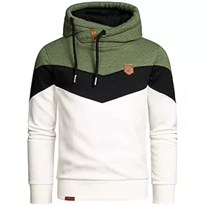 Amaci&Sons Kapuzenpullover Amaci&Sons Herren Basic Kapuzenpullover Sweatjacke Pullover Hoodie Sweatshirt 4052