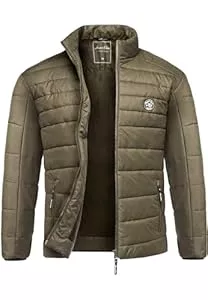 Amaci&Sons Jacken Amaci&Sons Herren Steppjacke Outdoor Basic Patch Jacke 9103