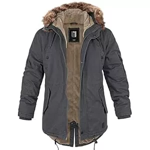 bw-online-shop Jacken bw-online-shop Winterparka Fishtail mit Futter Herren Parka Jacke