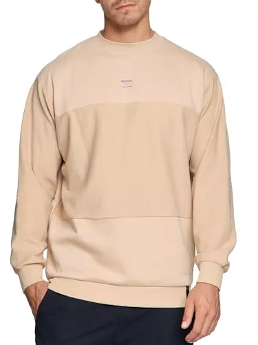 Indicode Pullover & Strickmode Indicode Herren INBridge Sweatshirt mit RIPP-Bündchen | Herren Sweater Pullover für Männer