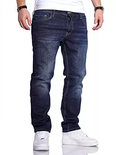 Rello & Reese Jeans Rello & Reese Herren Jeans Straight Fit Denim Hose Regular Stetch