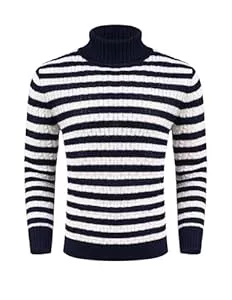 COOFANDY Pullover & Strickmode COOFANDY Pullover für Herren Rollkragenpullover Strickpullover Rollkragen Longsleeve Sweater Winterpullover Männer Pullover Warm Oberteile