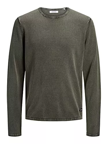 JACK &amp; JONES Pullover & Strickmode JACK &amp; JONES Male Strickpullover Einfarbig Strickpullover