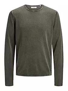 JACK & JONES Pullover & Strickmode JACK & JONES Male Strickpullover Einfarbig Strickpullover