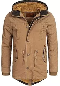 Indicode Jacken Indicode Herren Barge Winterjacke m. Kapuze & Teddyfutter | Winterparka Herrenjacke Parka