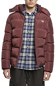 Urban Classics Jacken Urban Classics Herren Jacke Daunenjacke Hooded Puffer Jacket Winterjacke, Steppjacke gefüttert mit abnehmbarer Kapuze in vielen Farben, Größen S - 5XL