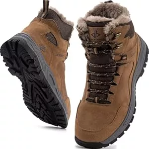 JACKSHIBO Stiefel JACKSHIBO Winterschuhe Herren Winterstiefel Damen Warme Gefüttert Stiefel Wasserdicht Rutschfest Schneestiefel Outdoor