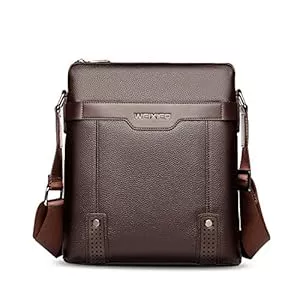 FANDARE Taschen & Rucksäcke FANDARE Umhängetasche/Laptoptasche Herren, PU Schultertasche Herren, Business Crossbody Reisetasche Büro Arbeitstasche passt iPad 9,7 Zoll Tablets, Wasserdicht Messenger Tasche