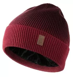 Wmcaps Hüte & Mützen Wmcaps Beanie Mütze, Herren Winter Warme Unisex Wintermütze Strickmütze Dehnbare Weiche Wollmütze mit Bündchen und Dickem Warmem Futter Geschenk für Freundin männer Frauen