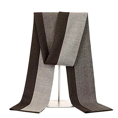 Lallier Schals & Tücher Lallier Herren Schal aus Merinowolle, lange Winterkrawatte mit Geschenkbox