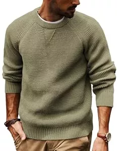 PJ PAUL JONES Taschen & Rucksäcke PJ PAUL JONES Herren Pullover mit Rundhalsausschnitt Langarm Waffel Strickpullover