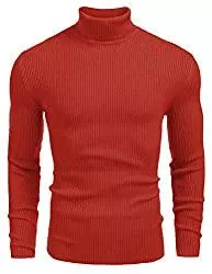 COOFANDY Pullover & Strickmode COOFANDY Herren Rollkragen Pullover Langarmshirt Feinstrick Sweater Rollkragen Freizeit Slim fit Basic Männer Pullover