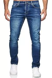 MERISH Jeans MERISH Jeans Herren Destroyed Hose Jeanshose Slim Fit Männer Denim 2081-1001