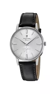 Festina Uhren Festina F20248/1 Klassische analoge Herren-Quarzuhr mit Lederband