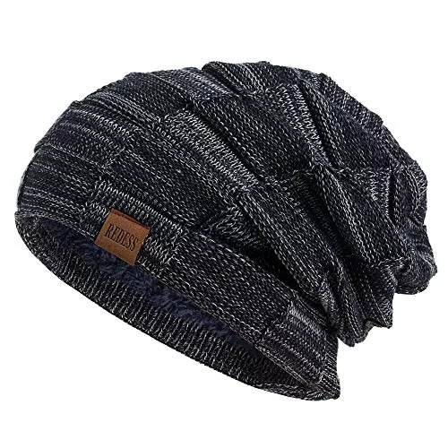 REDESS Hüte & Mützen REDESS Beanie Mütze für Herren und Damen Winter Warme Mützen Stricken Slouchy Thick Skull Cap