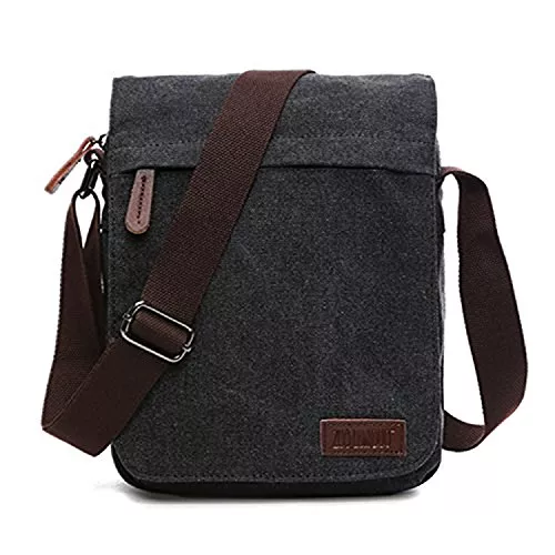 Outreo Taschen & Rucksäcke Outreo Herren Umhängetasche, Retro, Umhängetasche, Vintage, Aktentasche, aus Segeltuch, Einkaufstasche, für Schule, Laptop, Freizeit, Börse, Handtasche