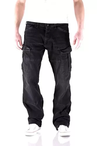Big Seven Jeans Big Seven Brian Antic Black Cargo Herren Jeans Hose