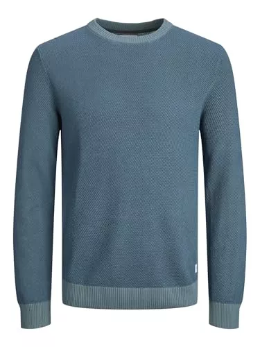 JACK & JONES Pullover & Strickmode JACK & JONES Male Strickpullover Einfarbig Strickpullover