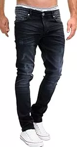 MERISH Jeans MERISH Jeans Herren Slim Fit Stretch Jeanshose Designer Hose Denim 9148-2100