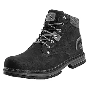 CC-Los Stiefel CC-Los Herren Winterschuhe Warme Gefüttert Winterstiefel Wasserabweisend Rutschfest Klassische Wanderschuhe, Gr. 40-48 EU