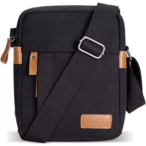 ESTARER Taschen & Rucksäcke ESTARER Umhängetasche Herren Klein, 9,7 Zoll Schultertasche Herren, Herrentasche zum Umhängen für Schule, Reise