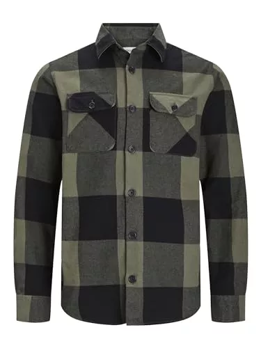 JACK & JONES Hemden JACK & JONES Male Overshirt Comfort Fit Overshirt