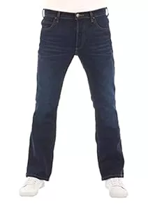 Lee Jeans Lee Herren Jeans Bootcut Denver Hose Blau Jeanshose Männer Baumwolle Stretch Denim Blue w30 w31 w32 w33 w34 w36 w38 w40 w42 w44