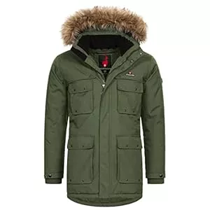 Höhenhorn Mäntel Höhenhorn Arpiglias Herren Winter Jacke Parka Parker mit Kunstfell Gefüttert