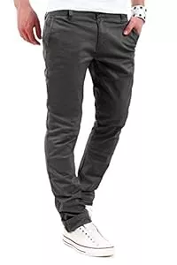 behype. Jeans behype. Herren Basic Chino Jeans-Hose Stretch Regular Slim-Fit 80-0310