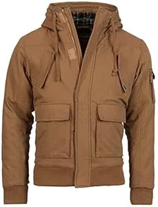 Young & Rich Jacken Young & Rich Gefütterte Herren Winterjacke der Marke Jacke Parka Bomberjacke Vintage in verschiedenen Farben