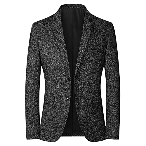 Hehiy Blazer Hehiy Sako für Herren Sakko Herren Jackett Herren Slim Fit Anzug Hosen FüR MäNner Herren Anzug Slim Fit GröSse 94 weiß/schwarz/grau/blau etc.