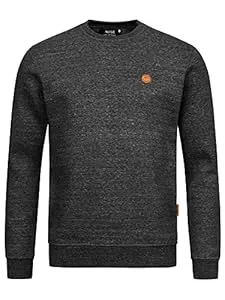 Indicode Pullover & Strickmode Indicode Herren LUK Sweatshirt mit Rundhalsausschnitt meliert | Pullover für Männer