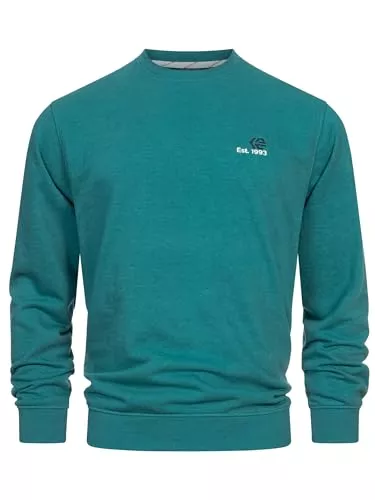 Indicode Pullover & Strickmode Indicode Herren INJulius Sweatshirt mit RIPP-Bündchen | Herren Sweater Pullover für Männer