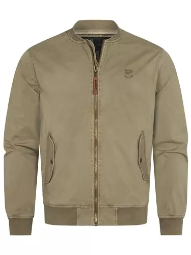 Indicode Jacken Indicode Herren INOrnel Bomber-Jacke mit Stehkragen & Reißverschluss | Übergangsjacke für Männer