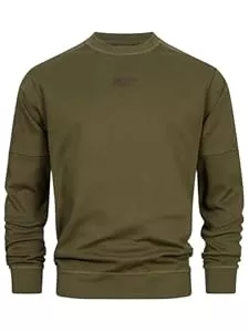 Indicode Pullover & Strickmode Indicode Herren INCliver Sweatshirt mit RIPP-Bündchen | Herren-Pullover Sweater für Männer