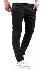 behype. Hosen behype. Herren Basic Chino Jeans-Hose Stretch Regular Slim-Fit 80-0310