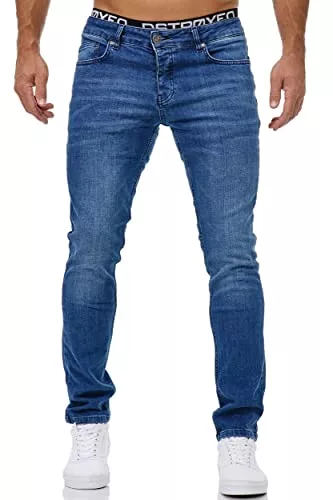 MERISH Jeans MERISH Jeans Herren Slim Fit Jeanshose Stretch Denim Hose Designer 1512