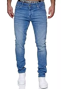 MERISH Jeans MERISH Jeans Herren Slim Fit Jeanshose Stretch Denim Hose Designer 1512