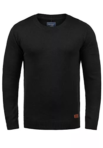 b BLEND Pullover & Strickmode Blend BHLars Herren Strickpullover Feinstrick Pullover mit Rundhals-Ausschnitt Baumwollmischung Regular fit