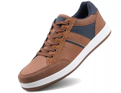 LANGDU Sneaker & Sportschuhe LANGDU Freizeitschuhe Herren Sneaker Schuhe Walkingschuhe Leichtgewicht Atmungsaktive Sportschuhe Größe41-46EU