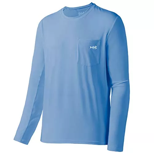 Bassdash Langarmshirts Bassdash Herren UPF 50+ Performance Langarm T-Shirt UV-Sonnenschutz Angeln Wandern Sport Shirts