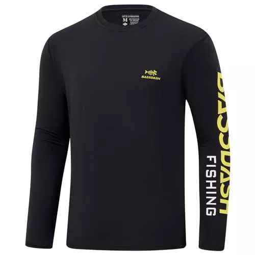 Bassdash Langarmshirts Bassdash Herren UPF 50+ UV Sonnenschutz Langarmshirt Schnell Trocknend für Geeignet zum Angeln und Wandern im Freien FS31M