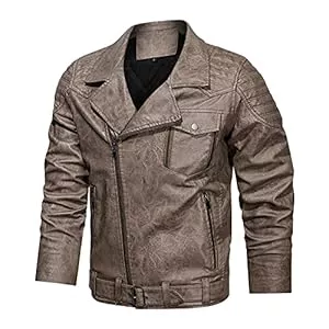 Alueeu Jacken Alueeu Jacke Leder Herren Schwarz Oversize Braun Fell 4XL Bikerjacke Übergangsjacke Schwarz Bomberjacke Fliegerjacke Blouson Herbstjacke Steppjacke Piloten Jacket Winterjacke Pilotenjacke Lederjacke