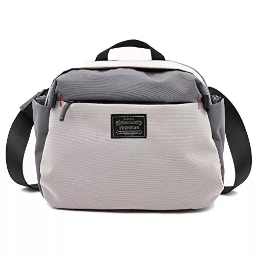 FANDARE Taschen & Rucksäcke FANDARE Casual Herren/Damen Umhängetasche Business Commuter Handtasche Outdoor Reisen Große Kapazität Gürteltasche Wasserdicht Polyester Grau