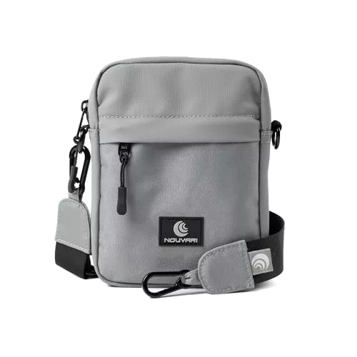 Nouvari Taschen & Rucksäcke Nouvari Umhängetasche Herren Damen Kleine Schultertasche Herrentasche Zum Umhängen Wasserabweisende Crossbody Bag mit Handyfach Messenger Bag für Alltag Reisen Freizeit Büro