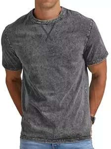 NITAGUT T-Shirts NITAGUT T-Shirts for Herren Baumwolle Rundhals Kurzarm Shirt Vintage Casual Slim Fit Sommer Tee Shirts