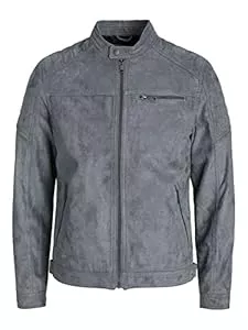 JACK & JONES Jacken JACK & JONES Essentials Rocky Leather Jacket