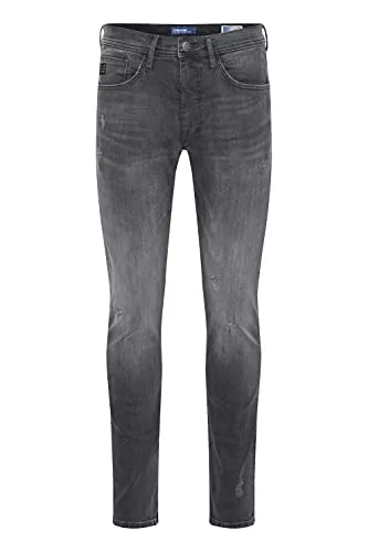 b BLEND Jeans Blend BHEdgar Herren Jeans Hose Denim mit Stretch und Used-Look Slim Fit